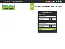 Tablet Screenshot of falcorent.com